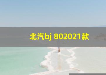 北汽bj 802021款